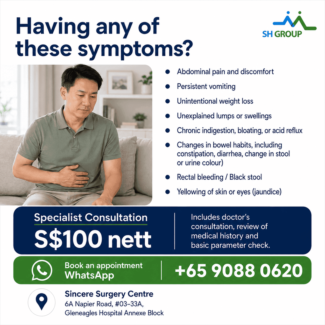 Colorectal Specialist First Visit Package
